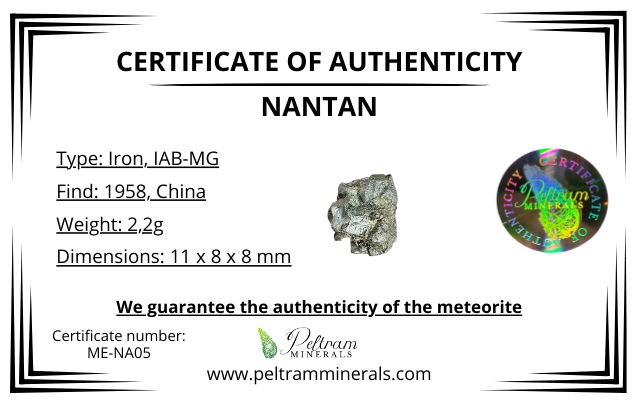 Meteorite Nantan – Guangxi, China – MENA05