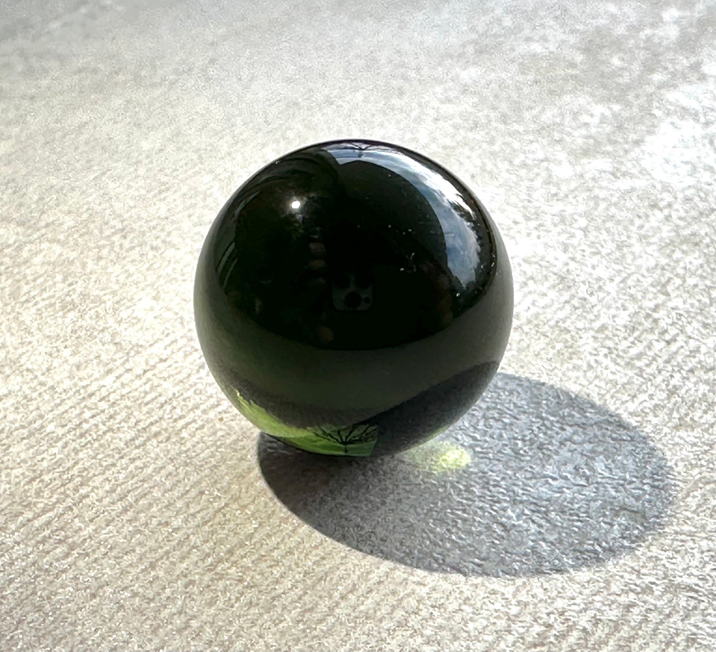 Moldavite Faccettata – sfera – BV031