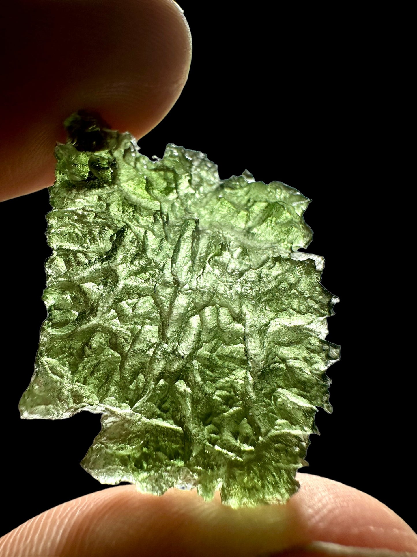 Moldavite – Vrabce – Vrubice – 5g – V830