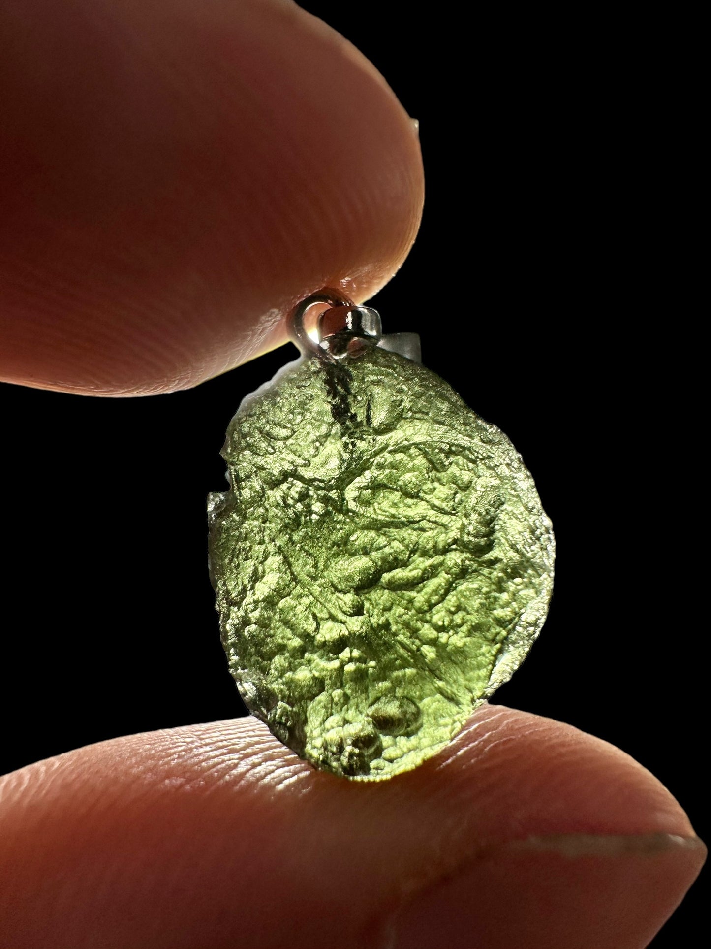 Pendente in Moldavite – P/V161