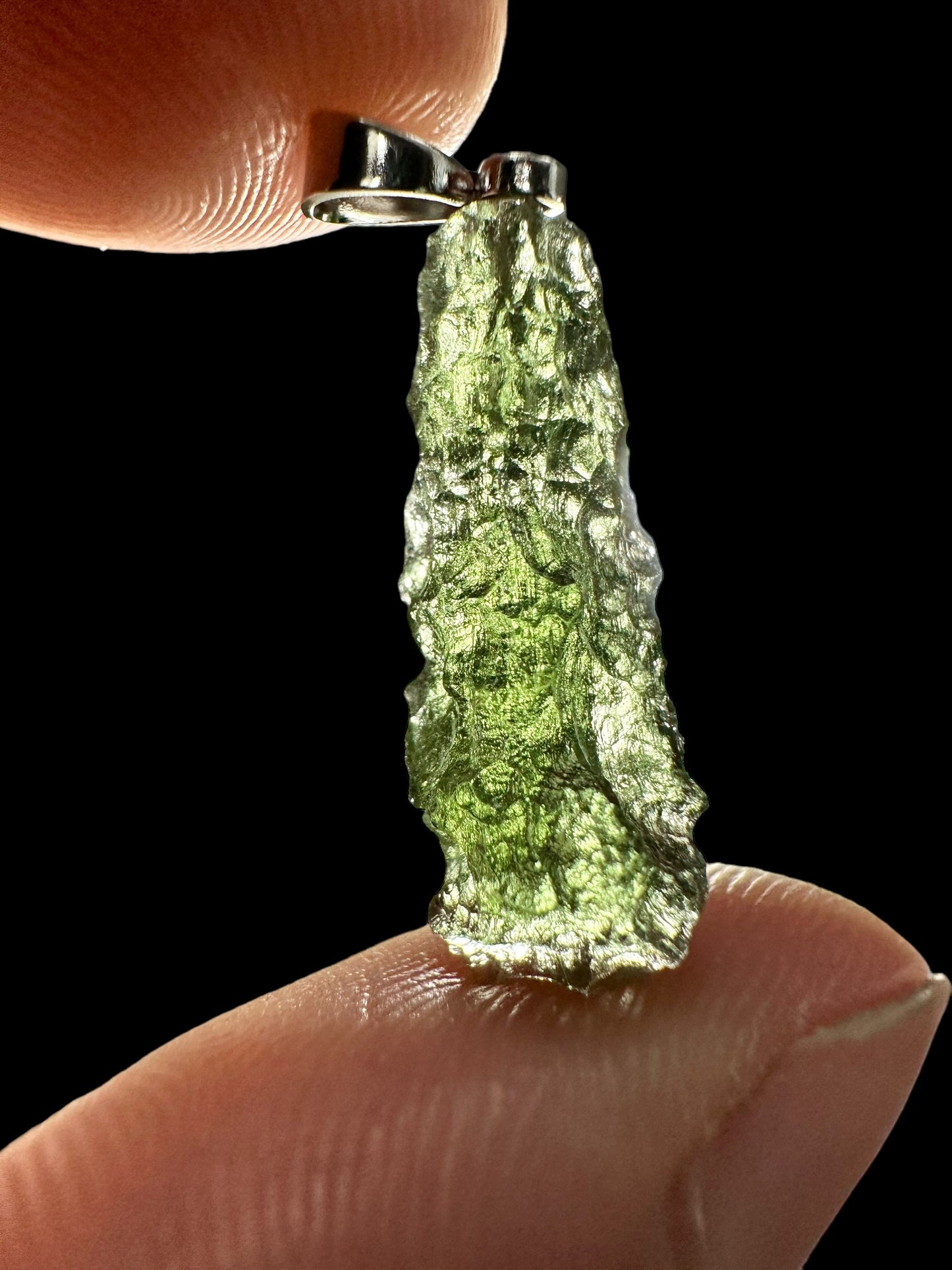 Pendente in Moldavite – P/V173