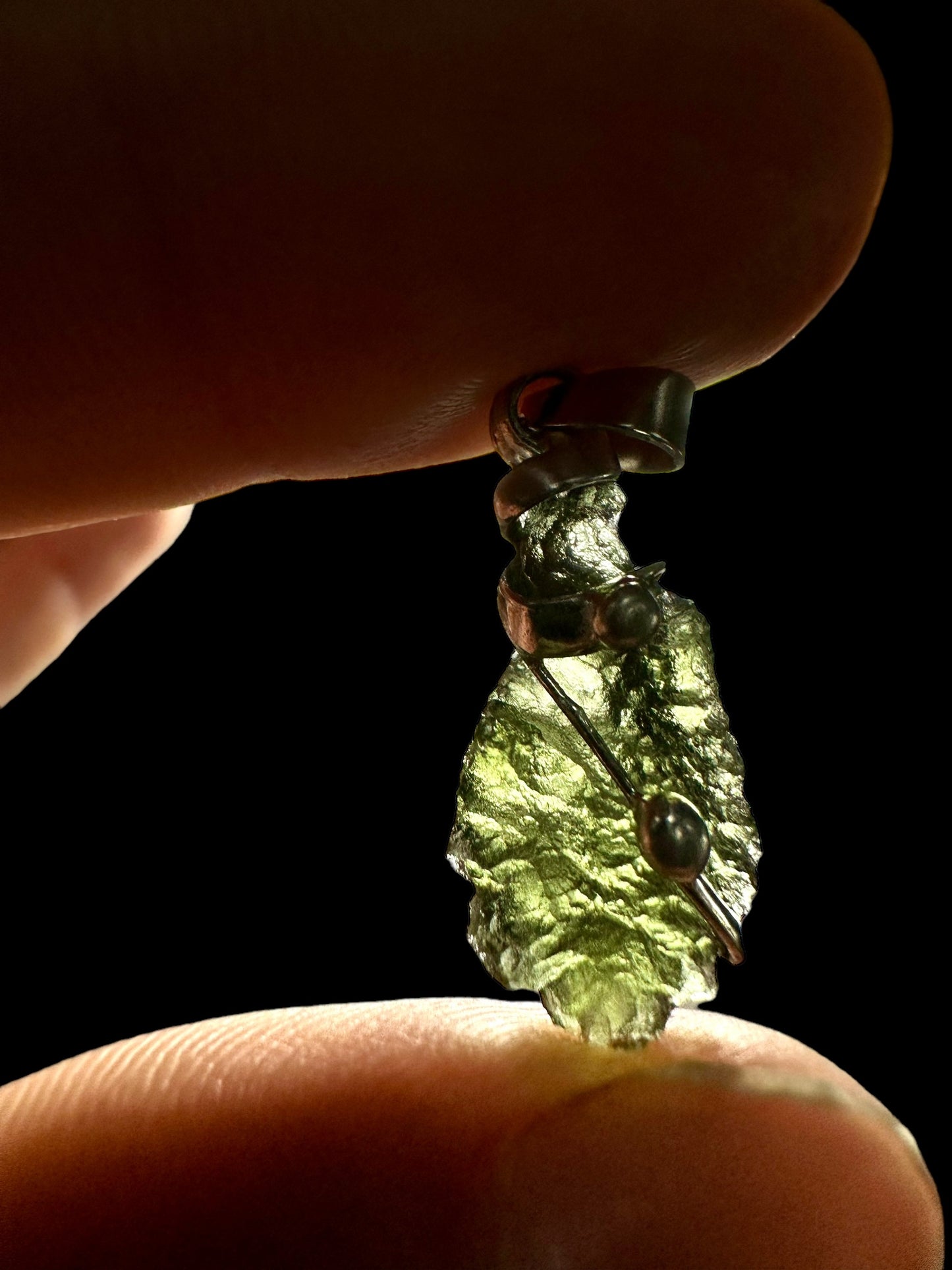 Pendente in Moldavite – P/V195