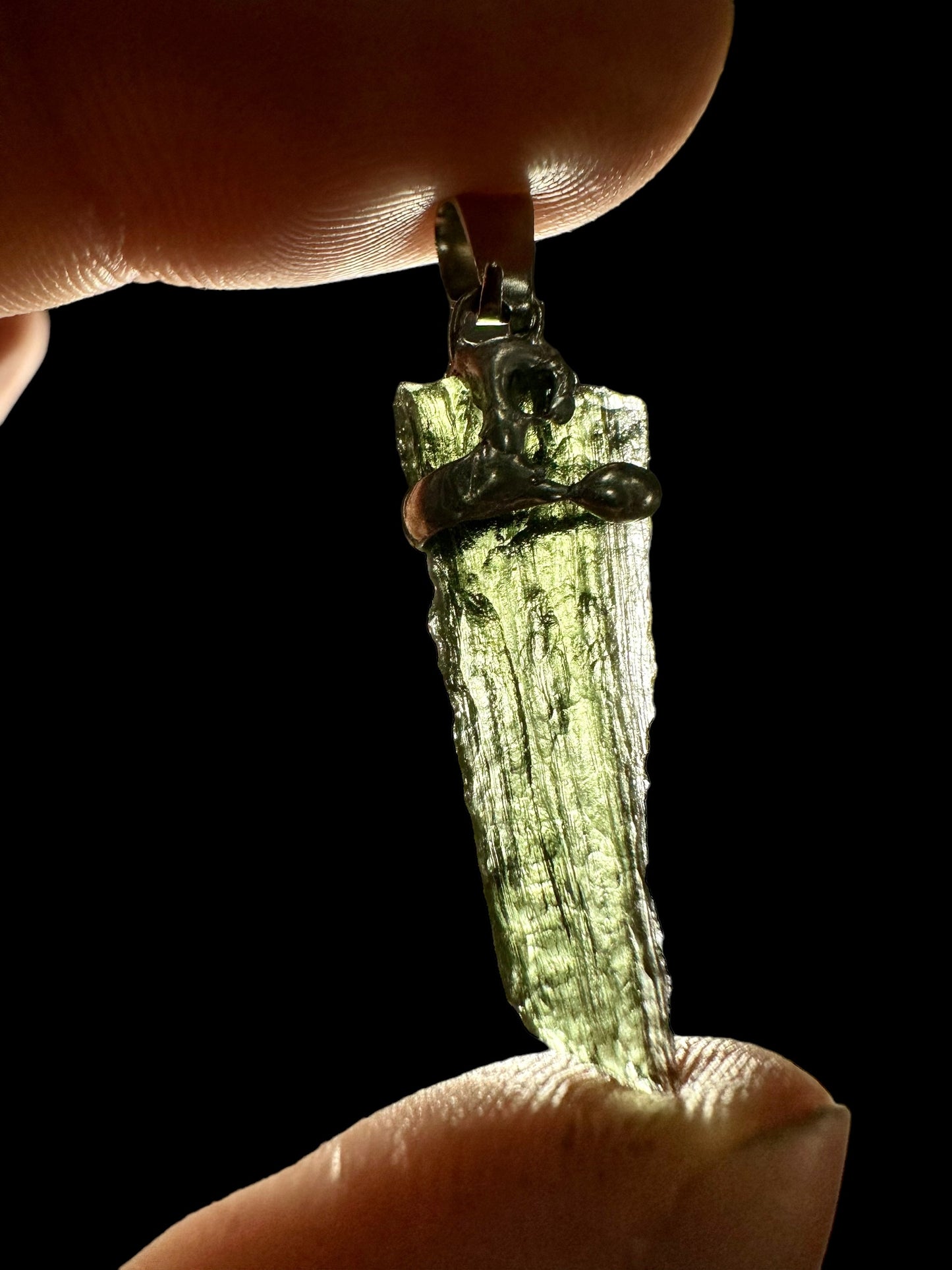 Pendente in Moldavite – P/V199