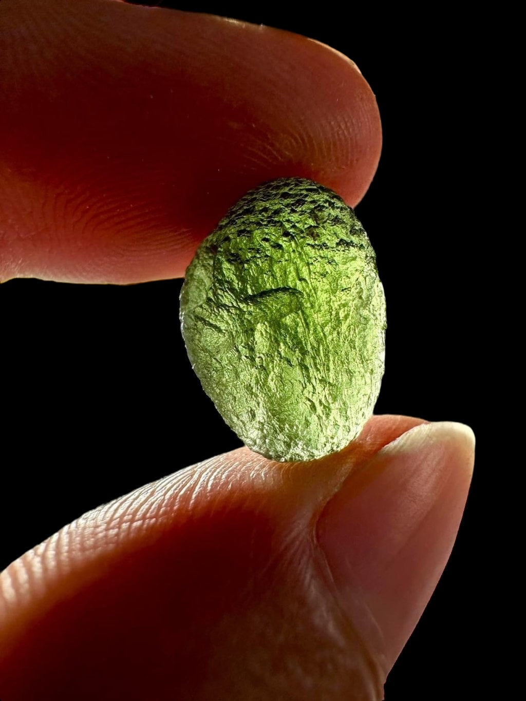 Moldavite – Chlum nad Malsi – 2,4g – V898