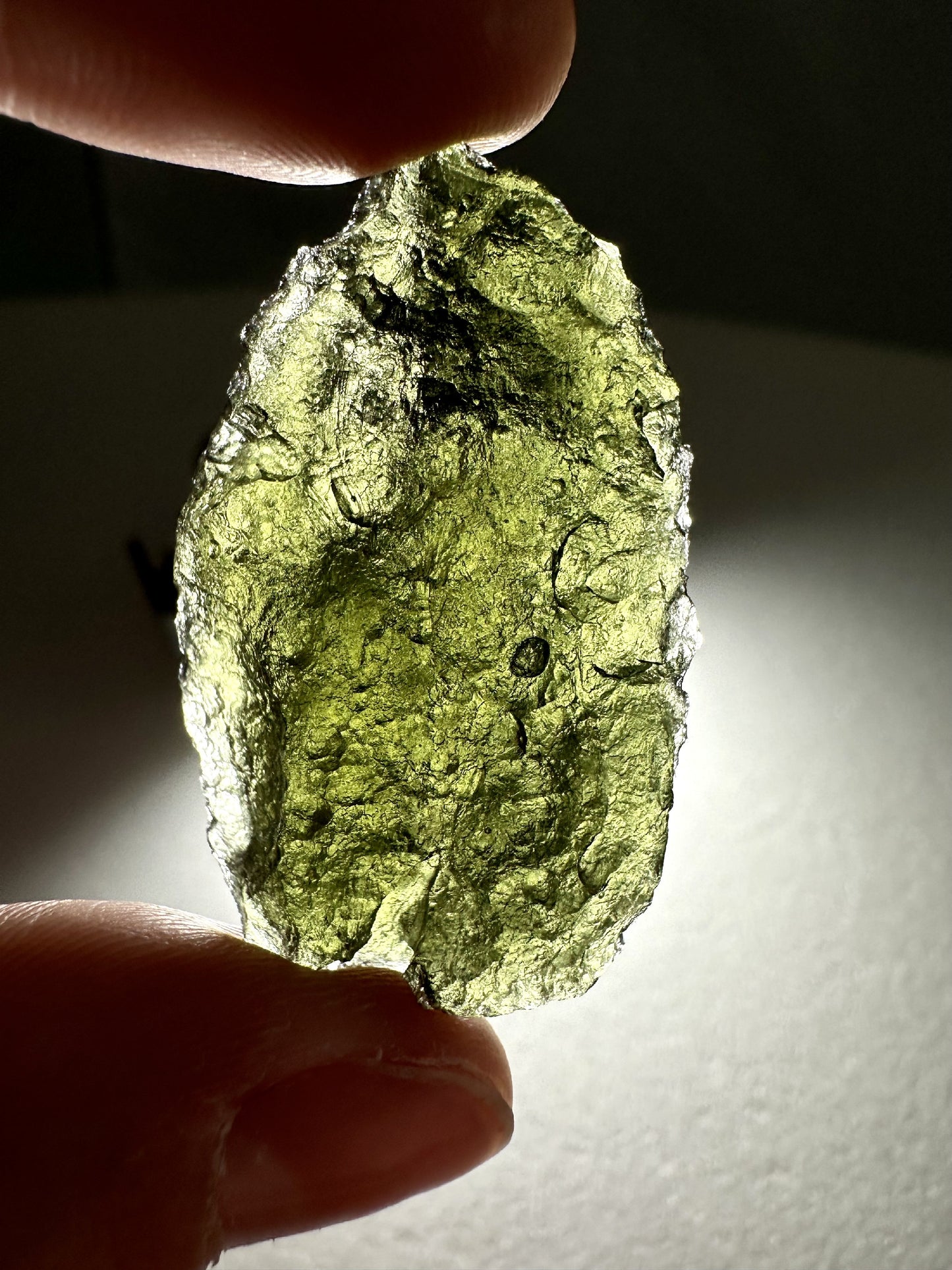 Moldavite – Vrabce – Kroclov – 13g – V862