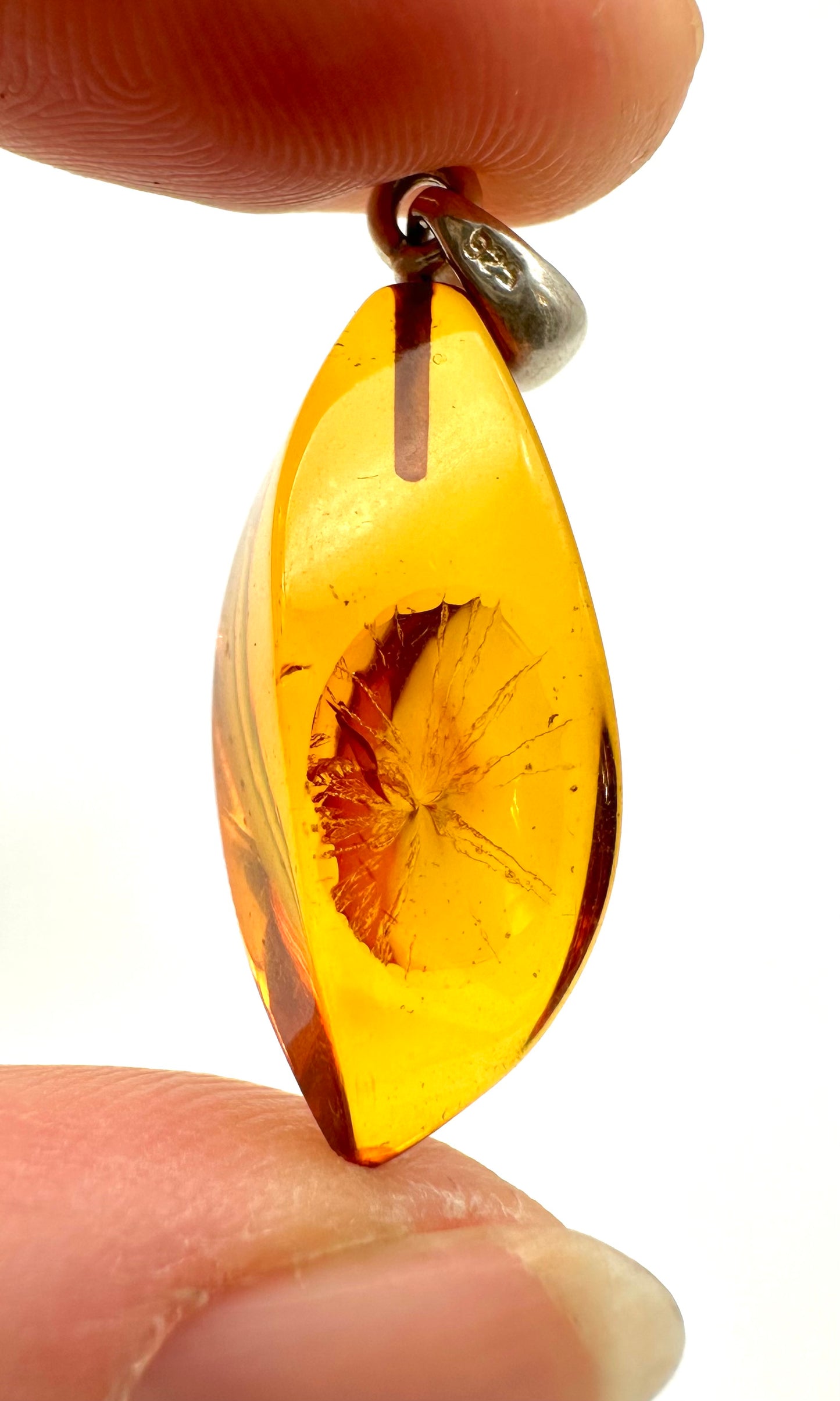 Pendente in argento con Ambra – SP/JN009