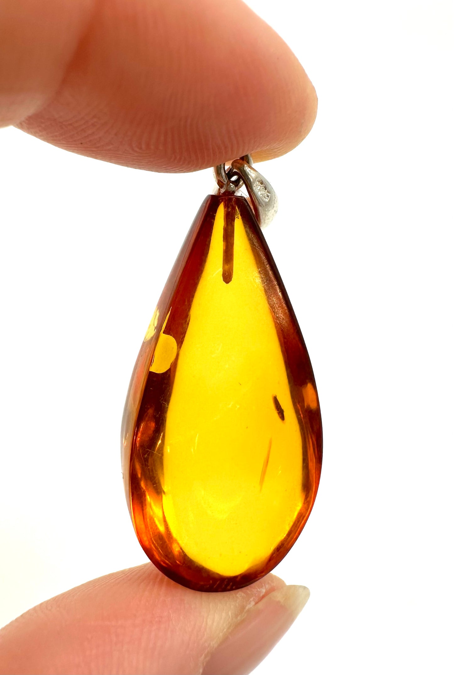 Pendente in argento con Ambra – SP/JN011