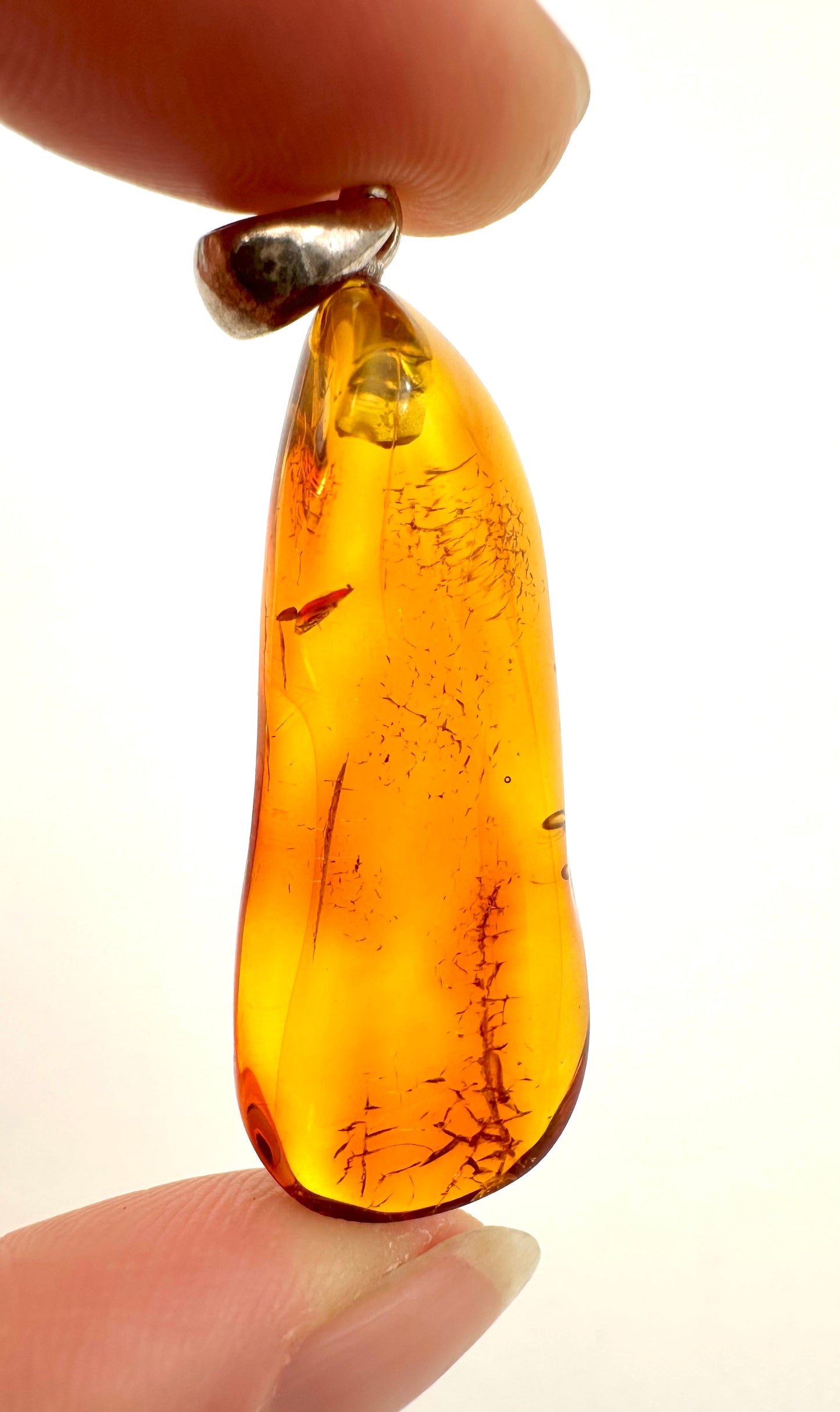 Pendente in argento con Ambra – SP/JN027