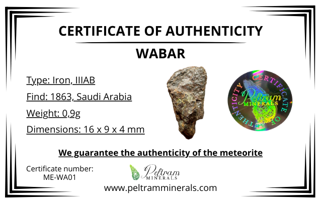 Meteorite Wabar – Saudia Arabia – MEWA01