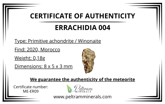 Meteorite Errachidia 004 – Morocco – MEER09