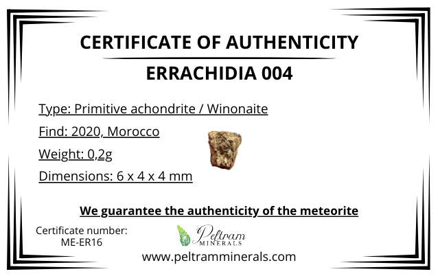 Meteorite Errachidia 004 – Morocco – MEER16