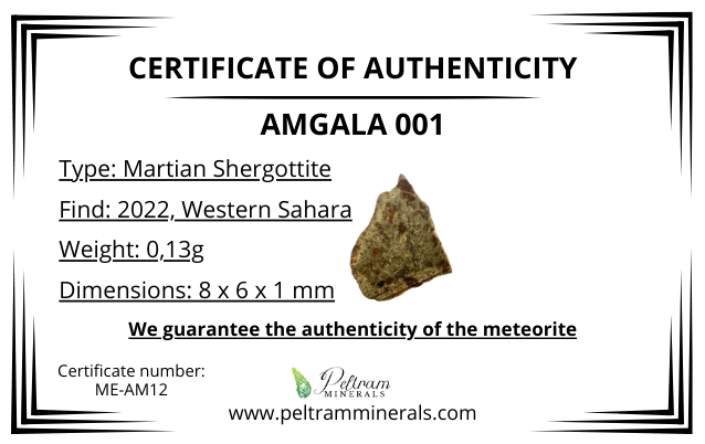 Meteorite Amgala 001 – Western Sahara – MEAM12