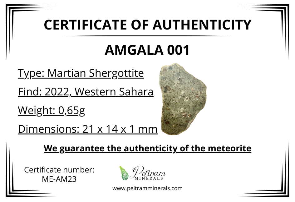 Meteorite Amgala 001 – Western Sahara – MEAM23