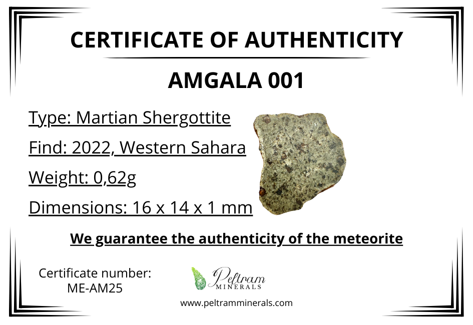 Meteorite Amgala 001 – Western Sahara – MEAM25
