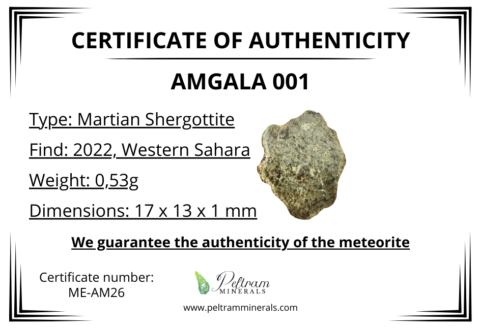 Meteorite Amgala 001 – Western Sahara – MEAM26