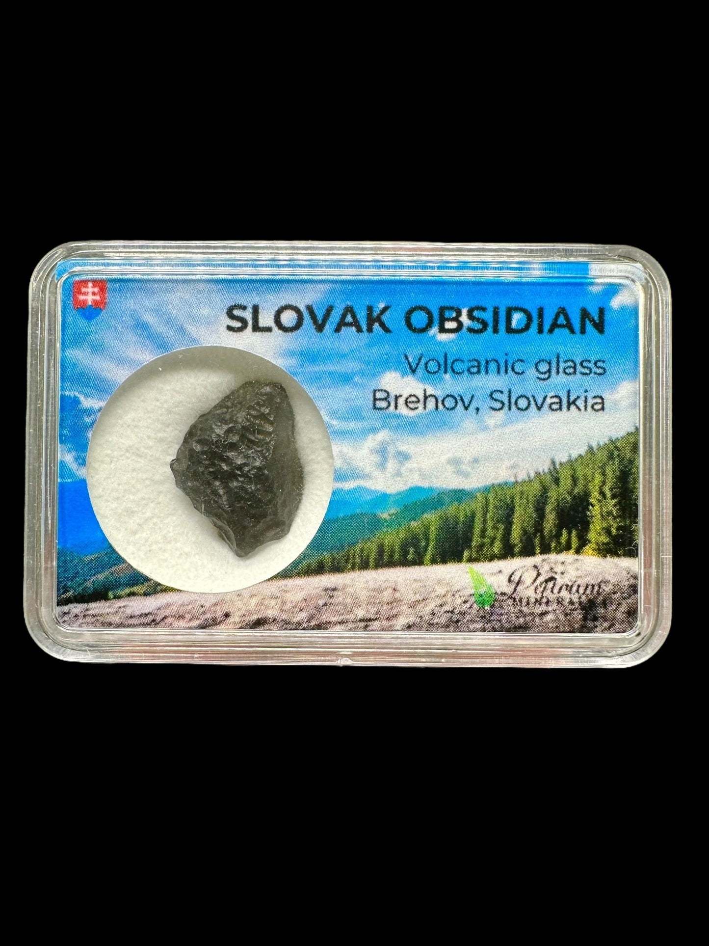 Ossidiana in box – Brehov, Slovakia – OB073