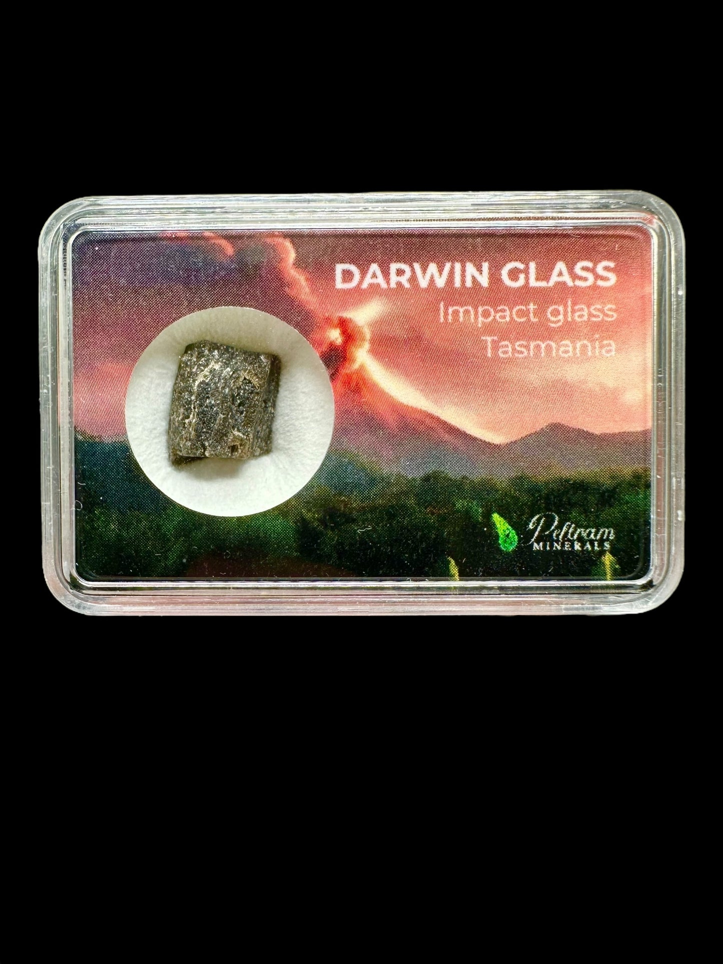 Darwin glass in box – Queenstown, Tasmania – DW023