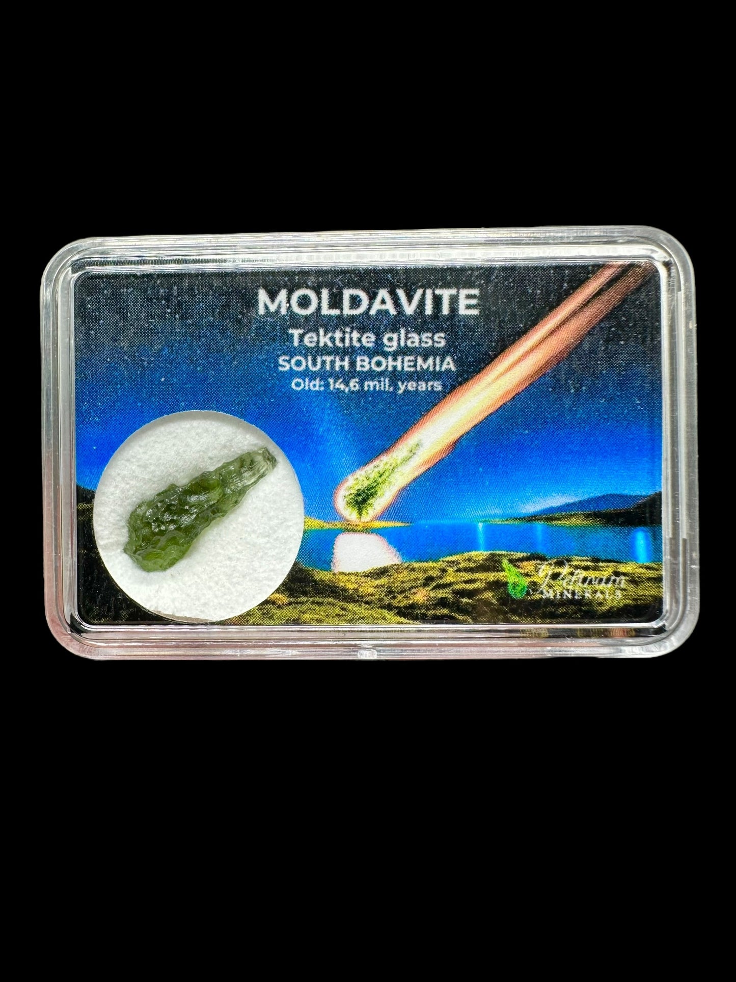 Moldavite in box – Nesmen – VVK16