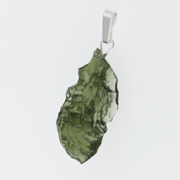 Pendente in argento con moldavite 1933