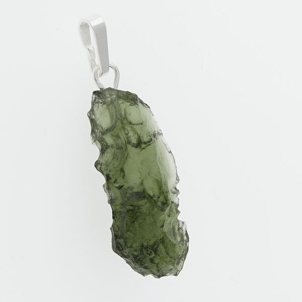 Pendente in argento con moldavite 1933