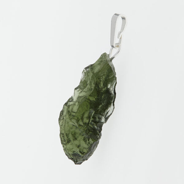 Pendente in argento con moldavite 1933