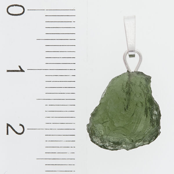 Pendente in argento con moldavite 1934