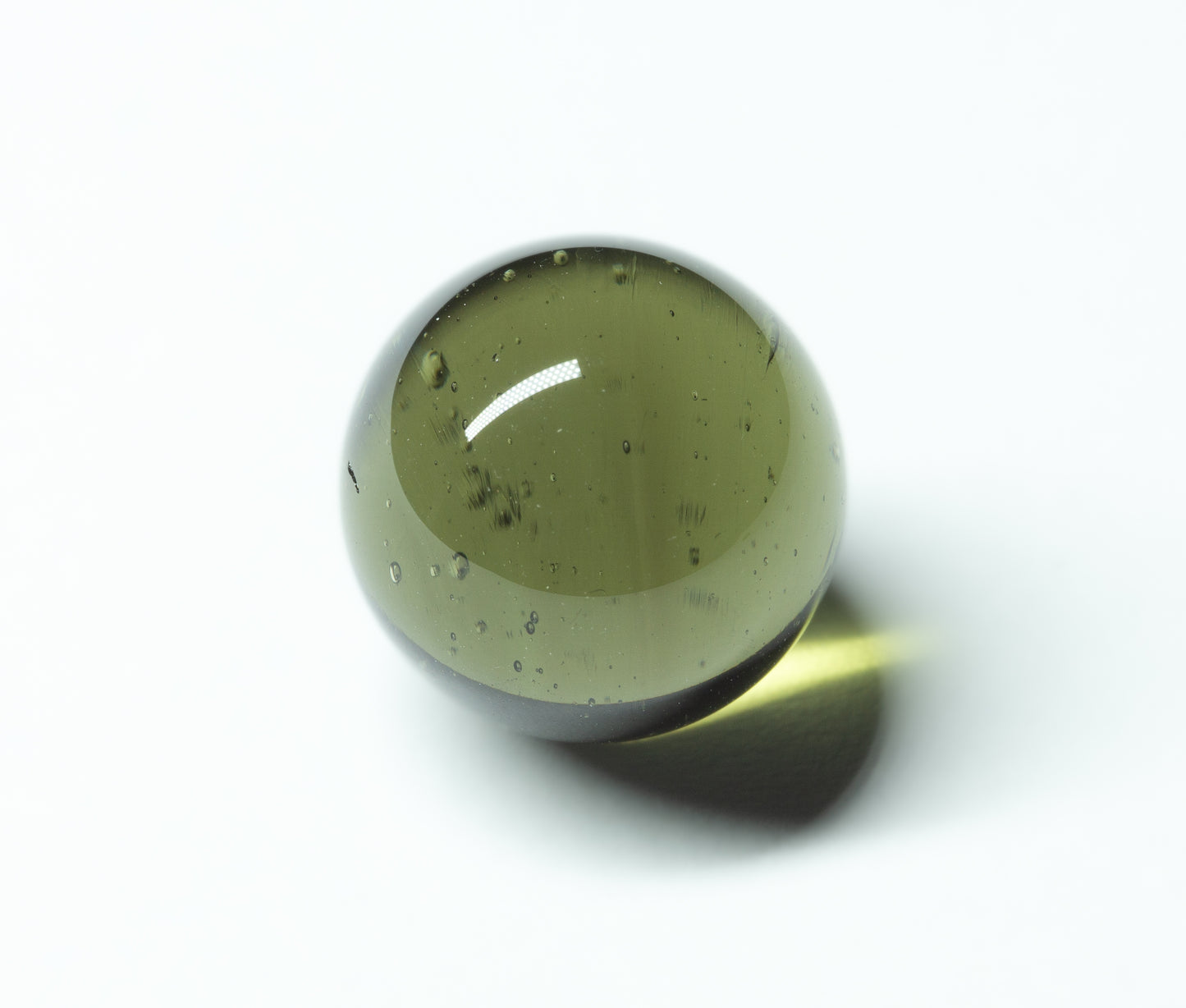 Moldavite Faccettata – sfera – BV034