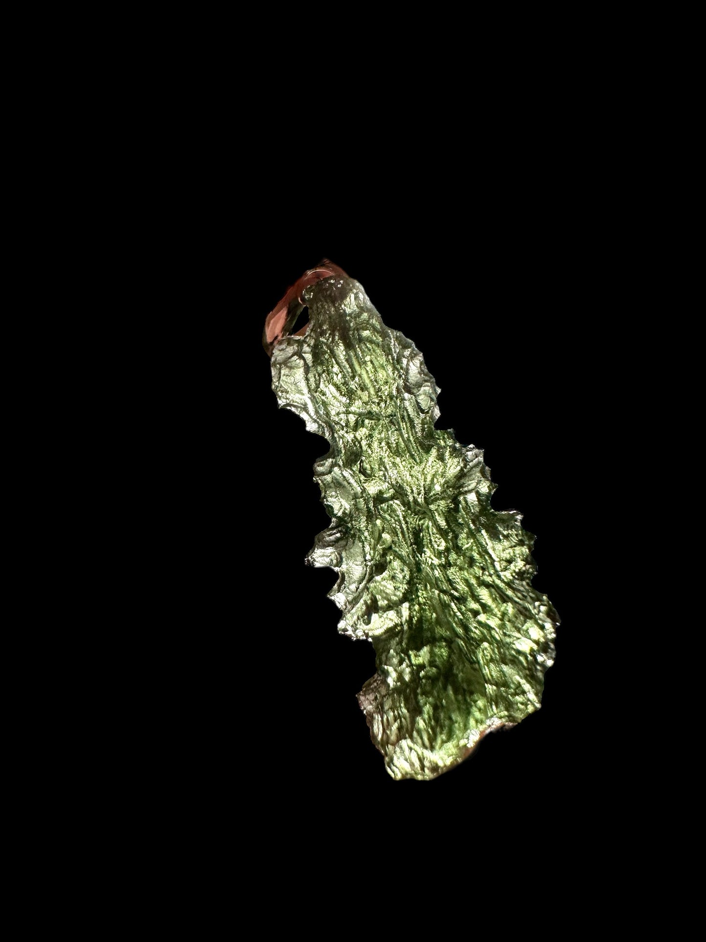 Pendente in argento con Moldavite – SP/V184