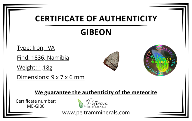 Meteorite Gibeon – Namibia – MEGI06