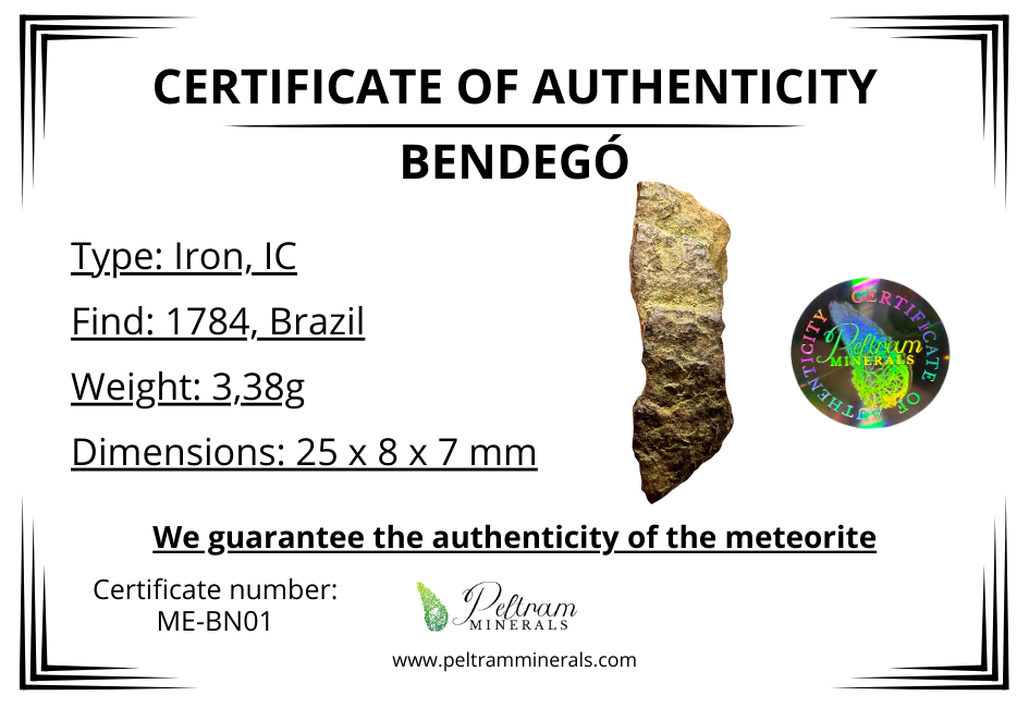 Meteorite Bendegó – Brazil – MEBN01