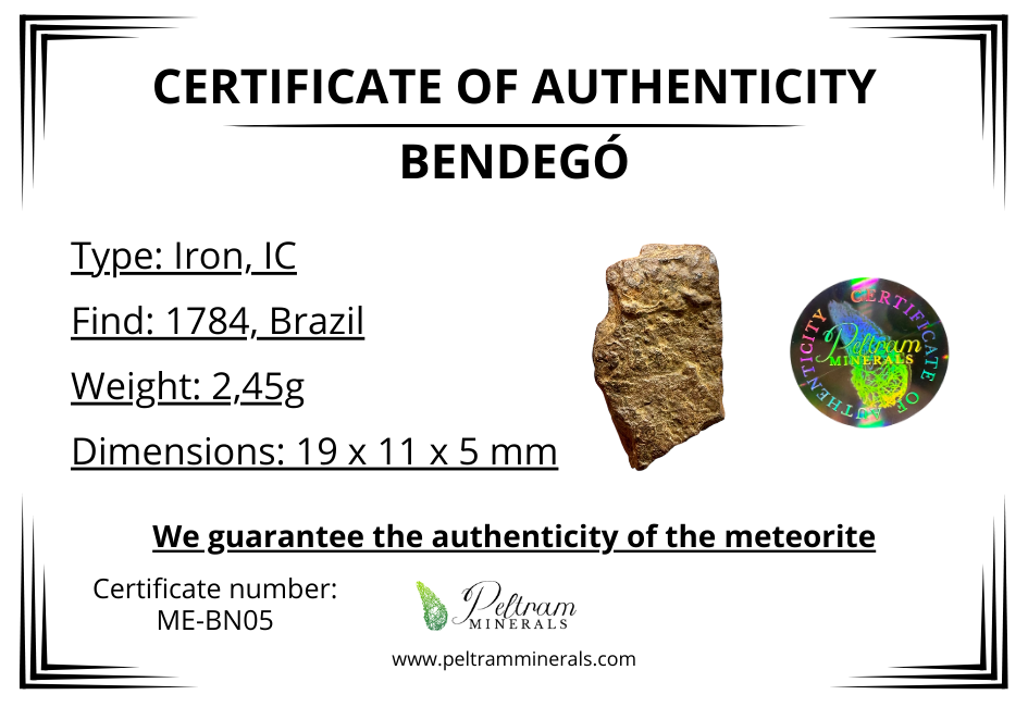 Meteorite Bendegó – Brazil – MEBN05