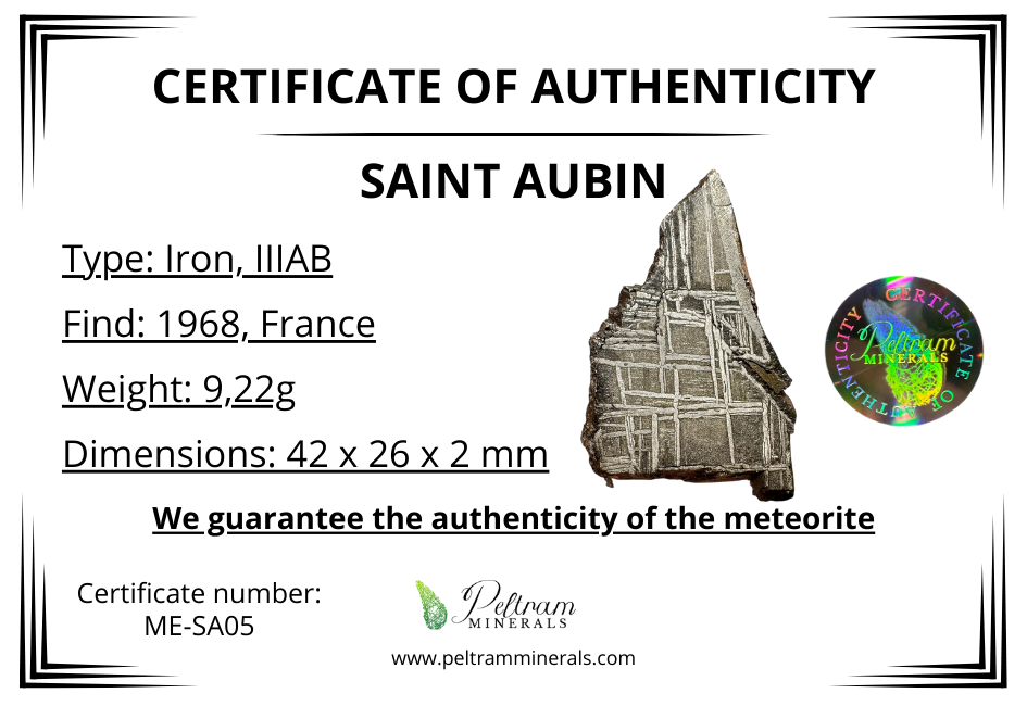 Meteorite Saint-Aubin – France – MESA05