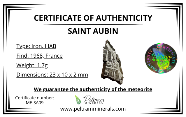 Meteorite Saint-Aubin – France – MESA09