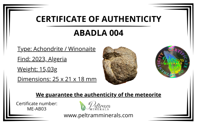 Meteorite Abadla 004 – Algeria – MEAB03