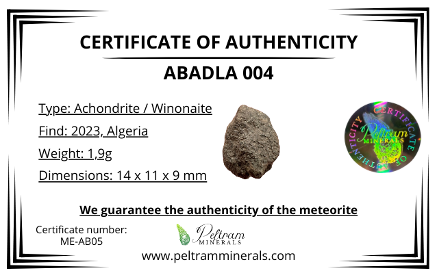 Meteorite Abadla 004 – Algeria – MEAB05