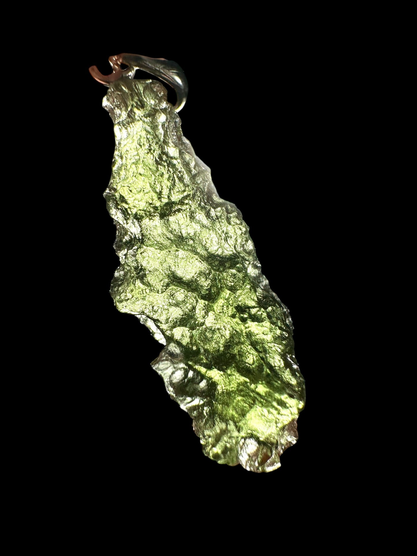Pendente in argento con Moldavite – SP/V198