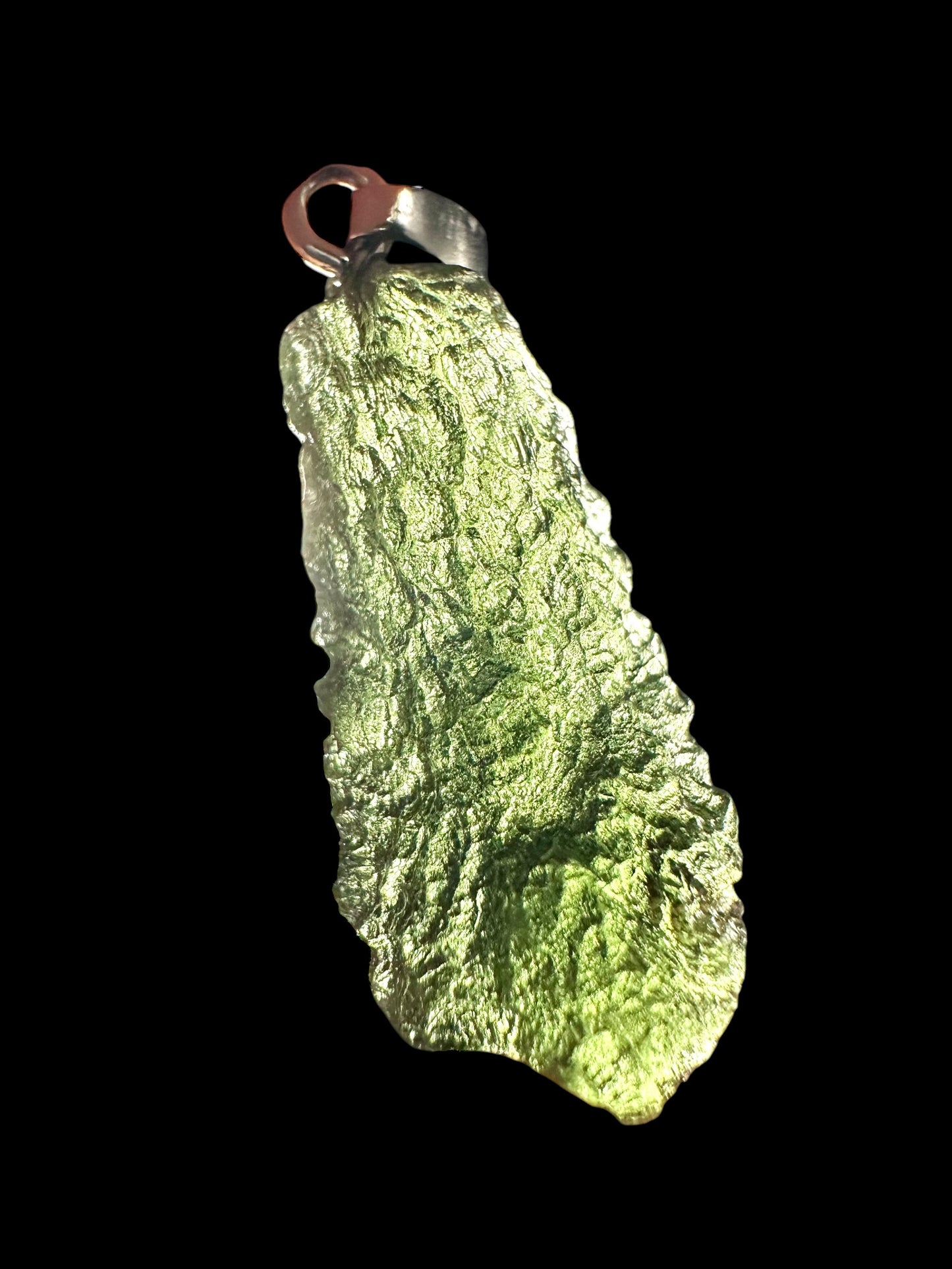 Pendente in argento con Moldavite – SP/V248