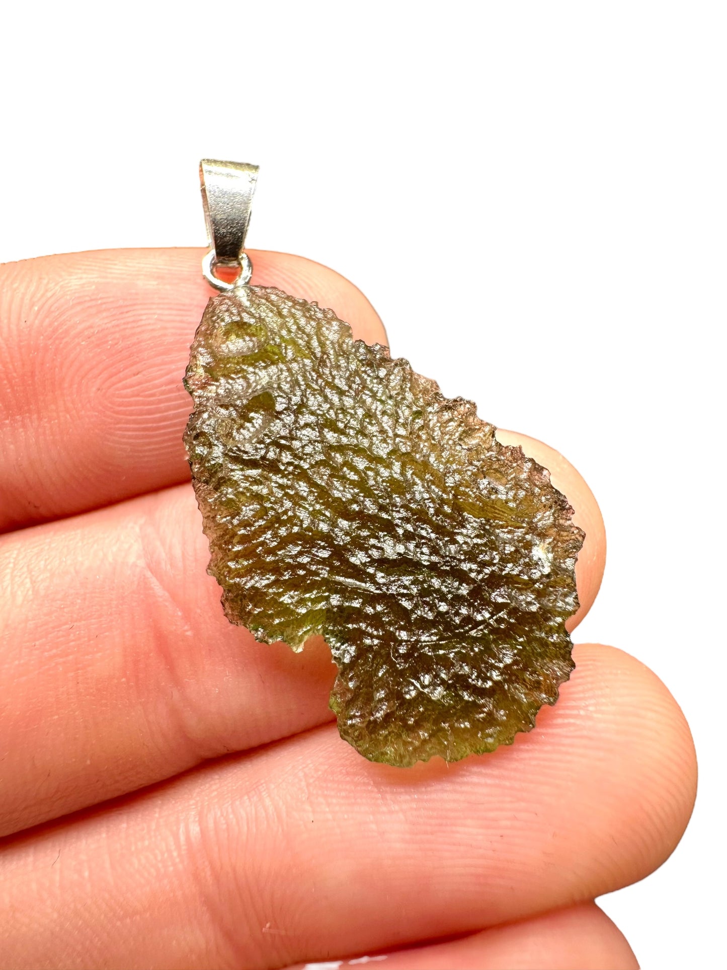Pendente in argento con Moldavite – SP/V250