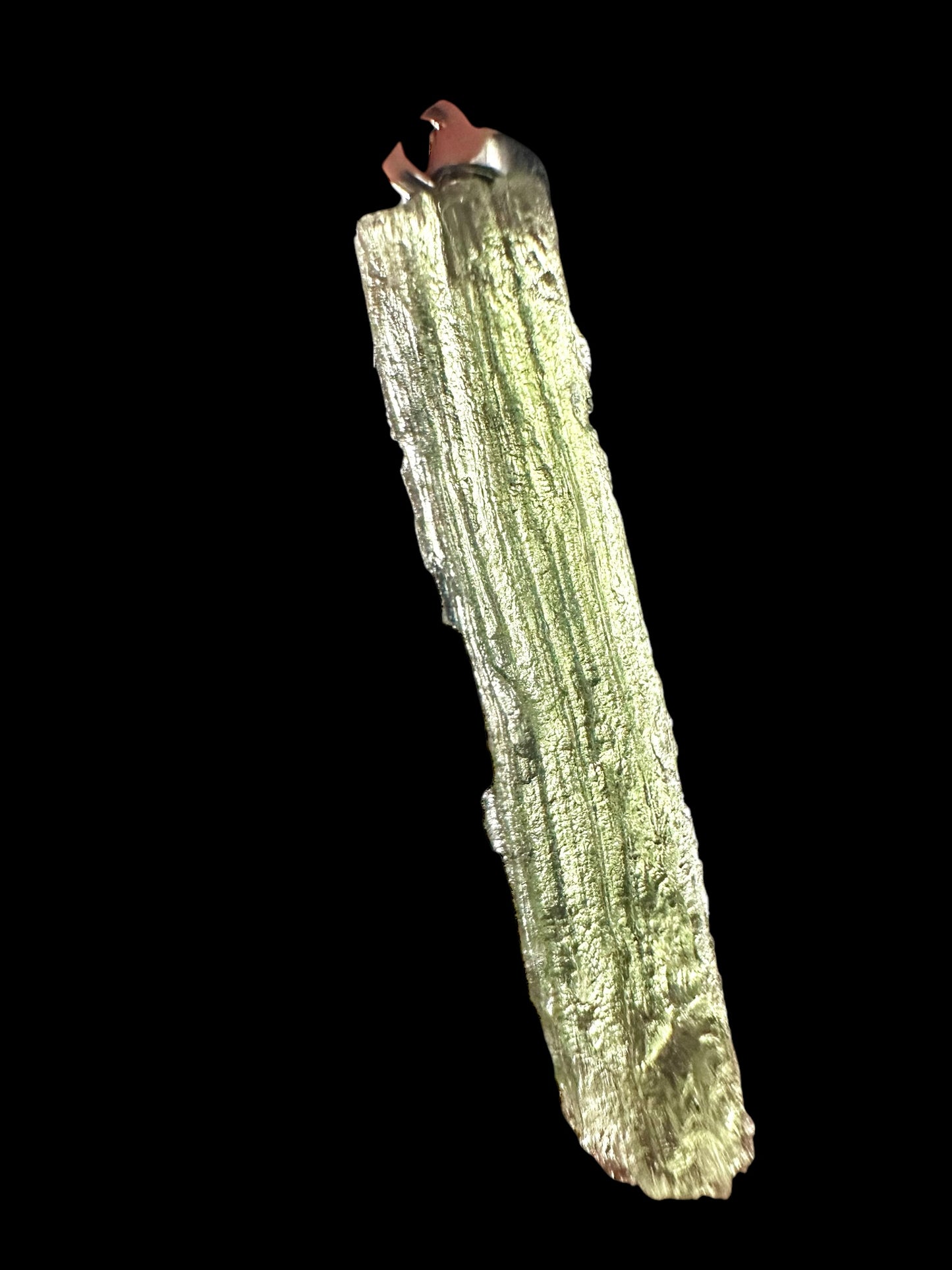 Pendente in argento con Moldavite – SP/V251
