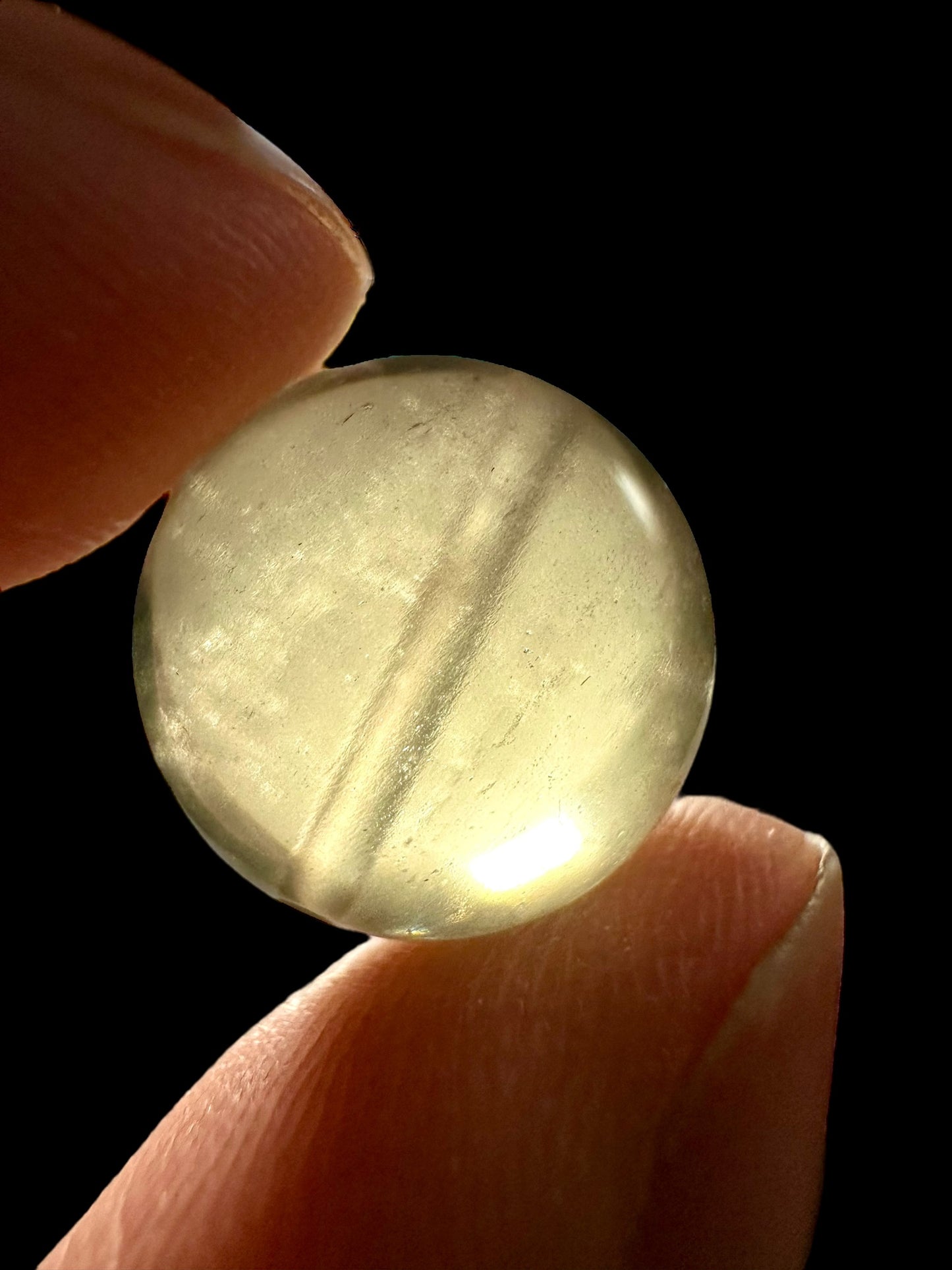 Vetro Libico faccettato – sfera – BLS03