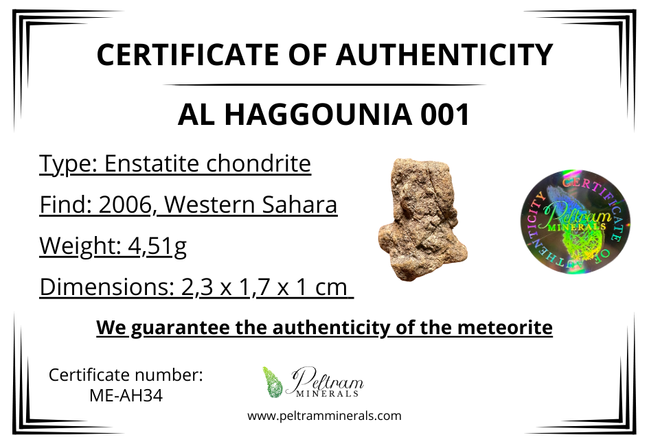 Meteorite Al Haggounia 001 – Western Sahara – MEAH34