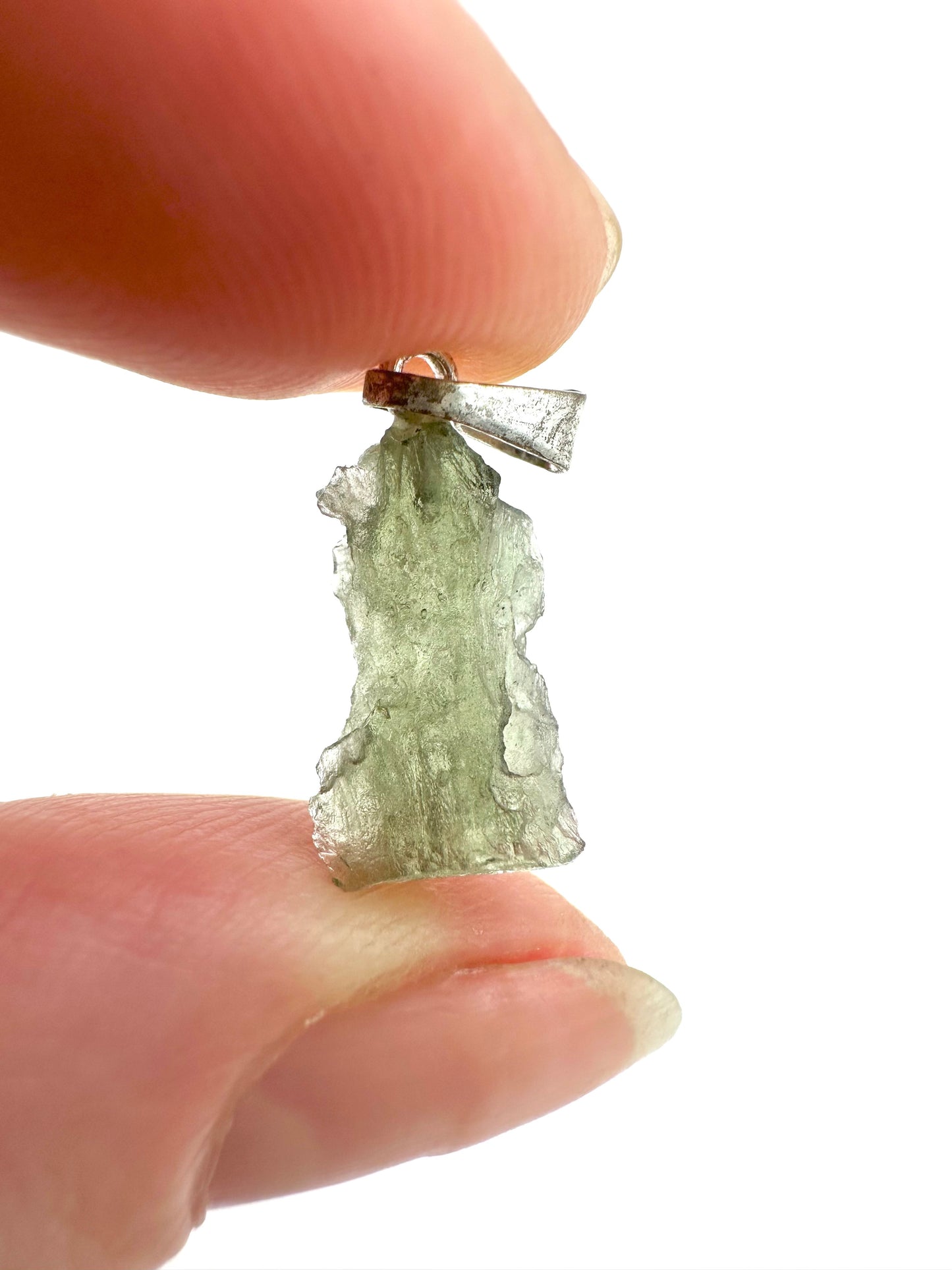 Moldavite pendant