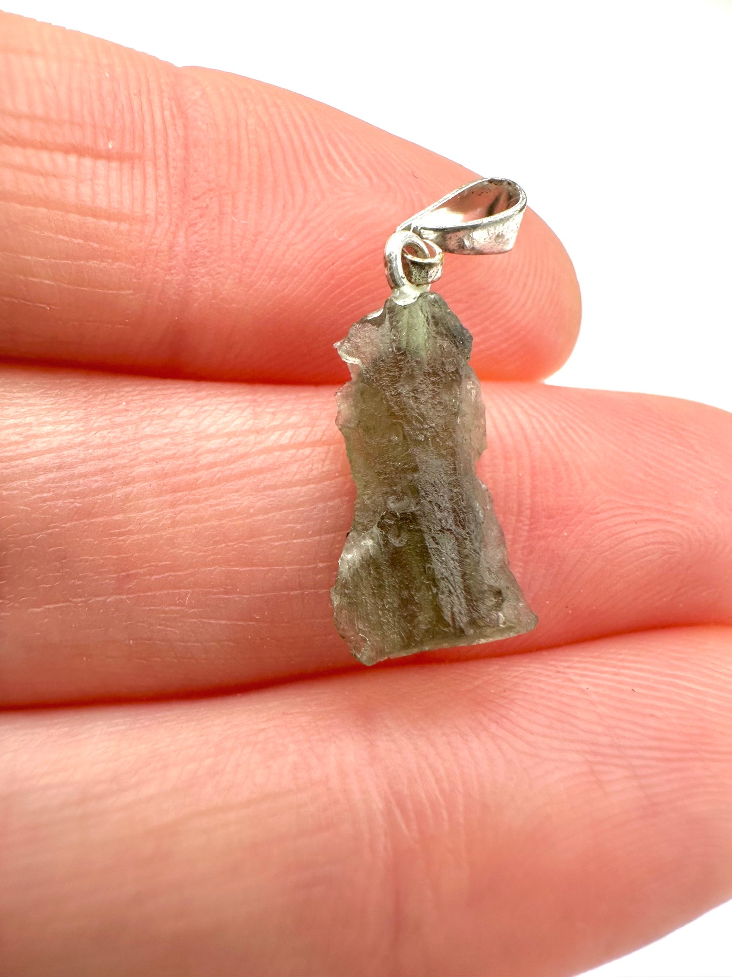 Moldavite pendant
