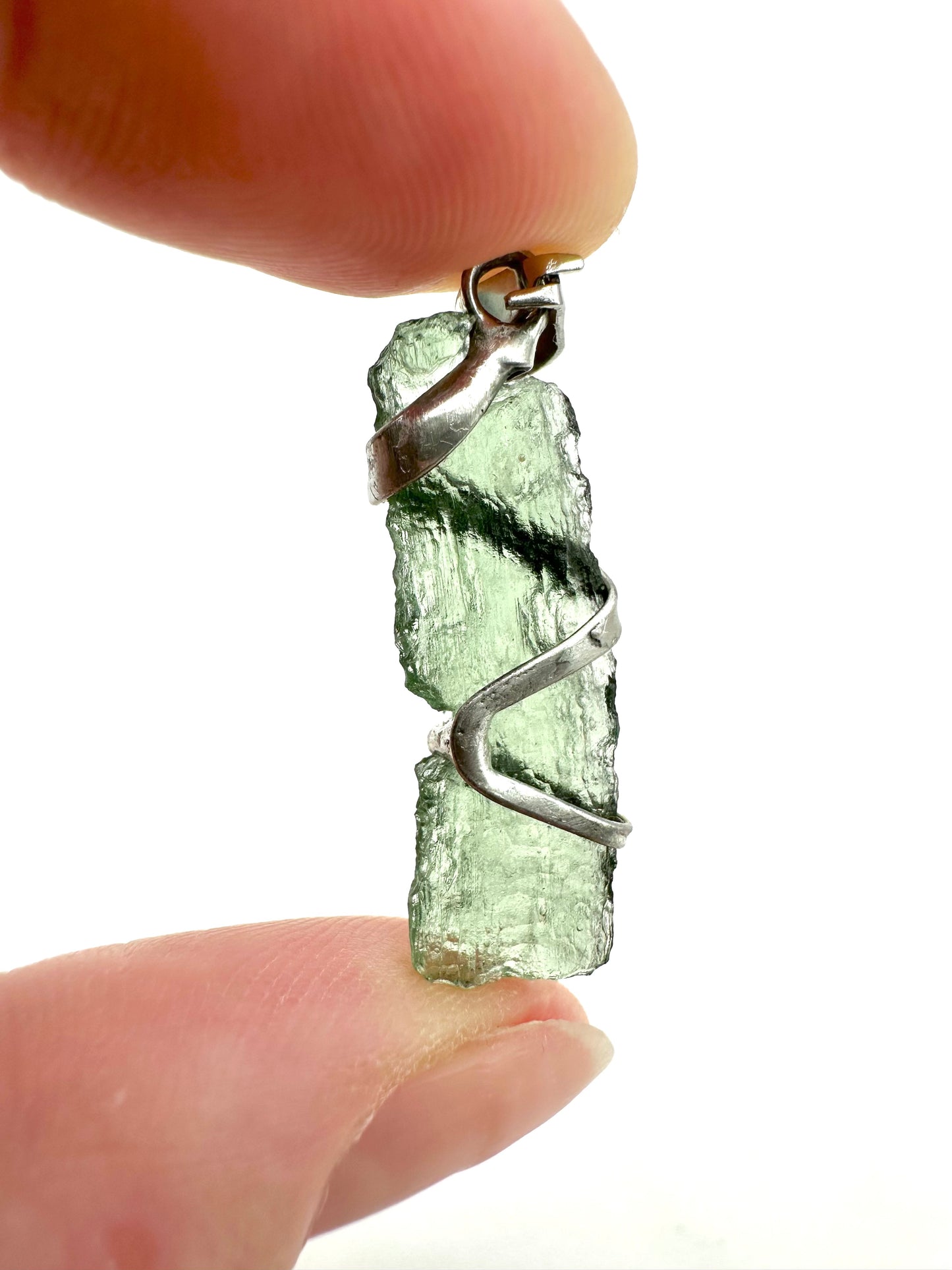 Moldavite pendant