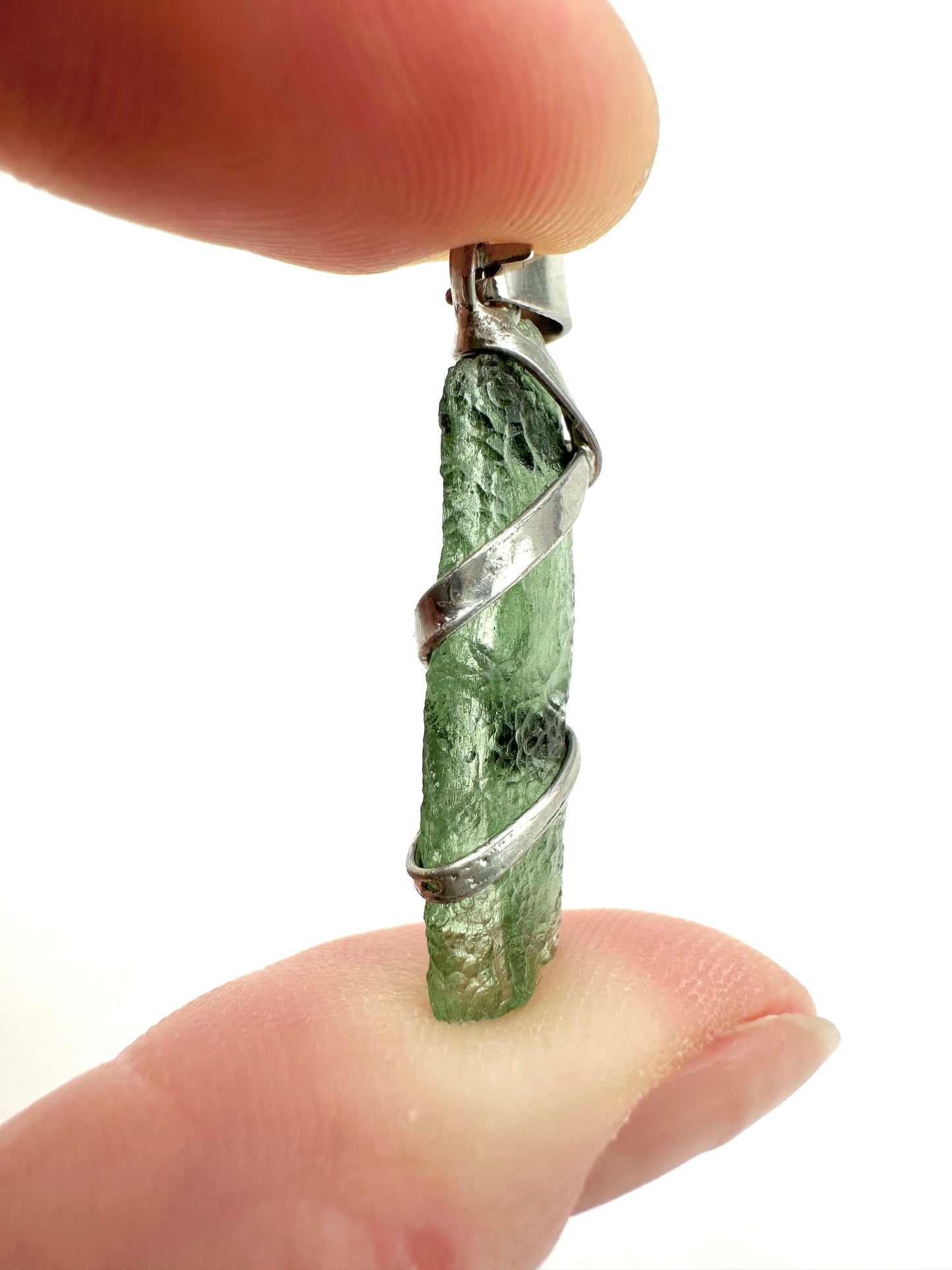 Moldavite pendant