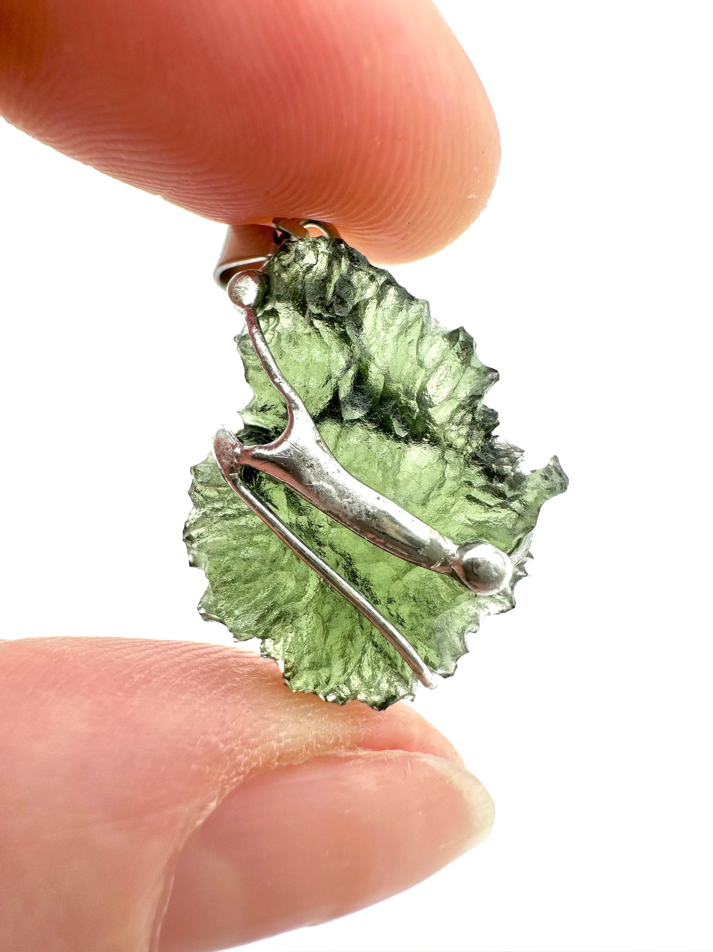 Moldavite pendant