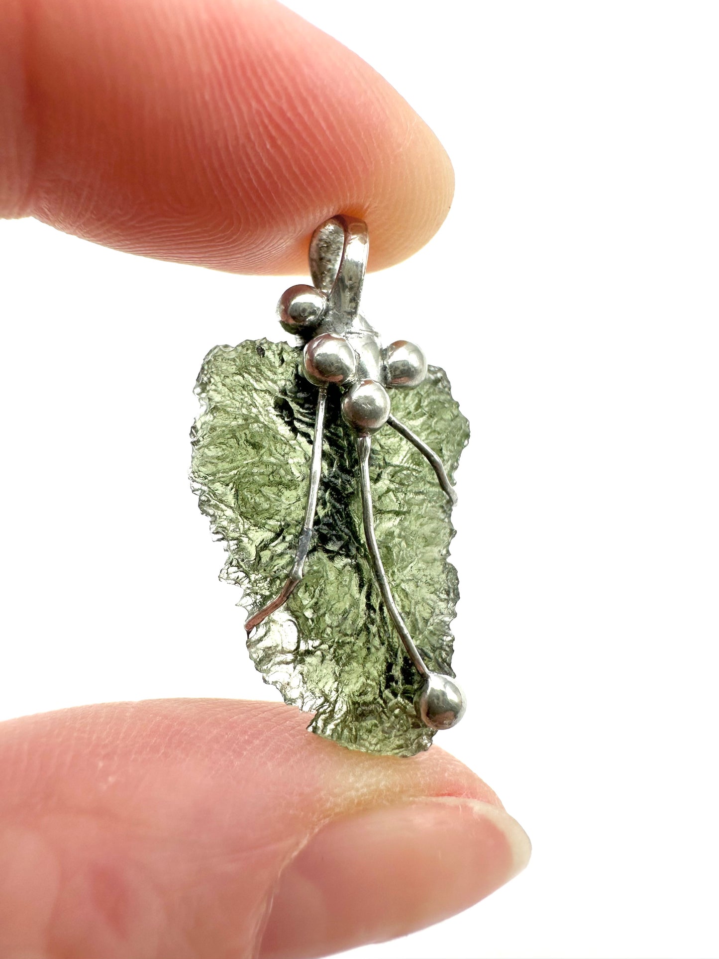 Moldavite pendant