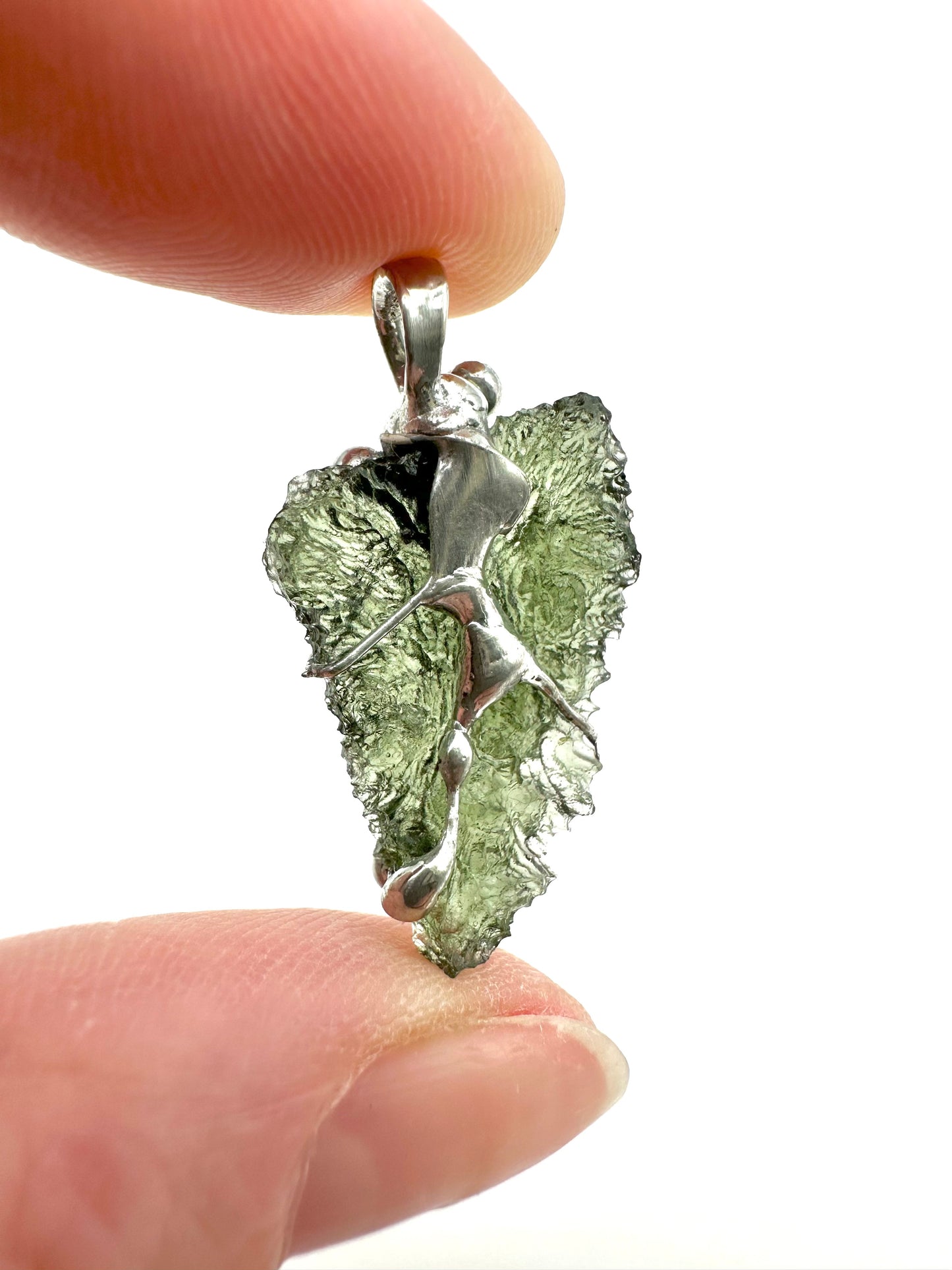 Moldavite pendant
