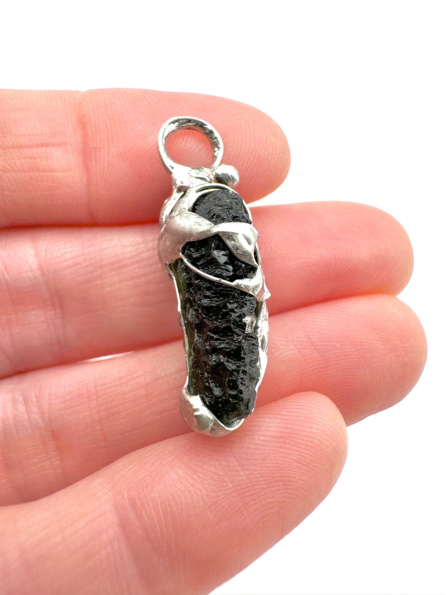 Moldavite pendant
