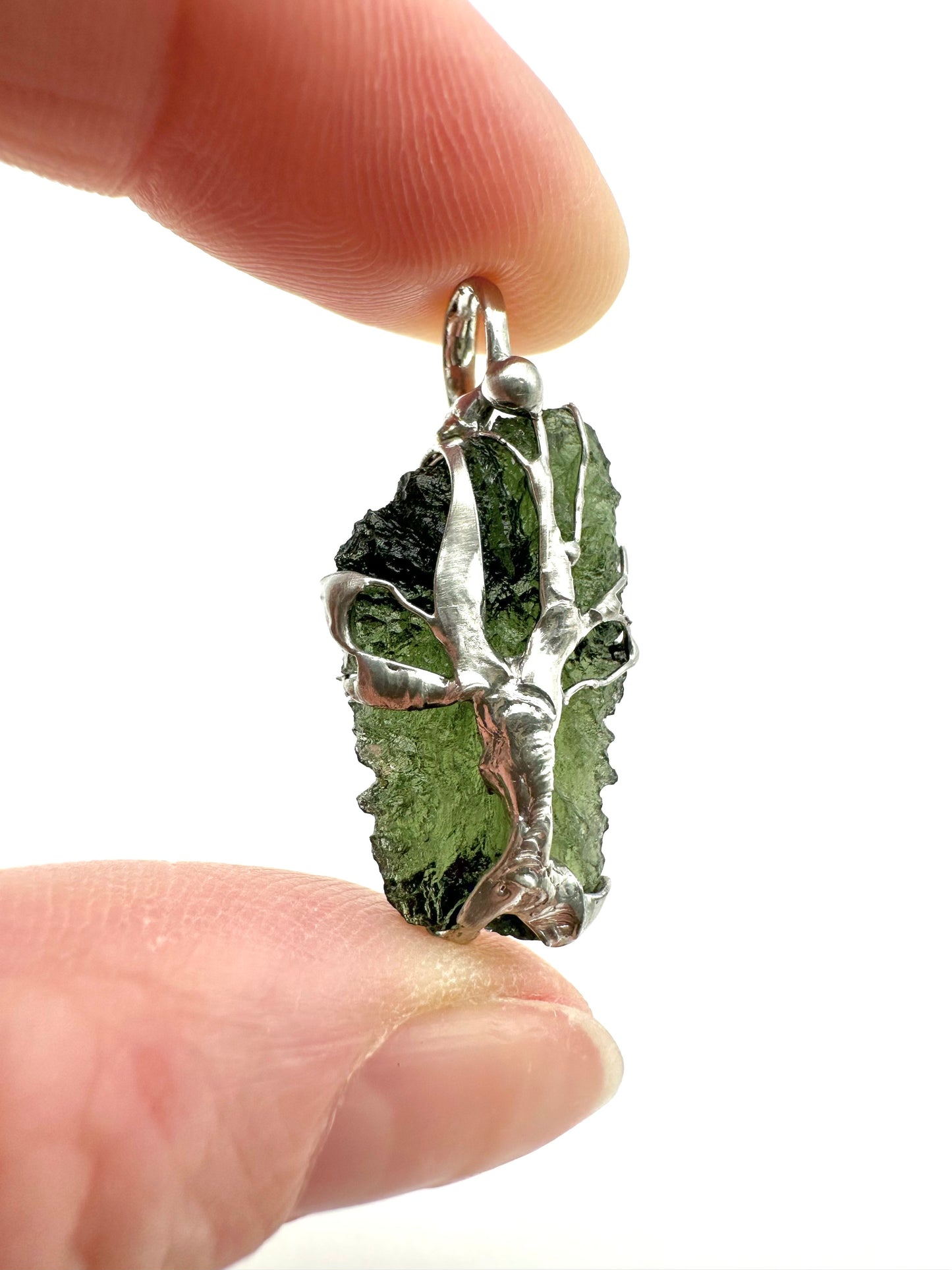 Moldavite pendant